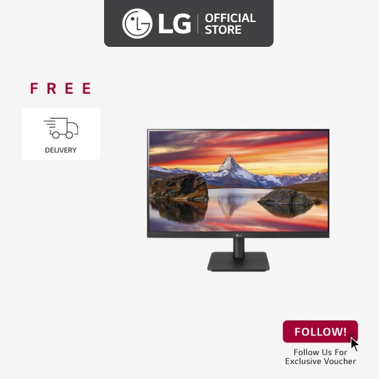 LG 27" 27MP400 FHD IPS PC Monitor, 3 yrs warranty