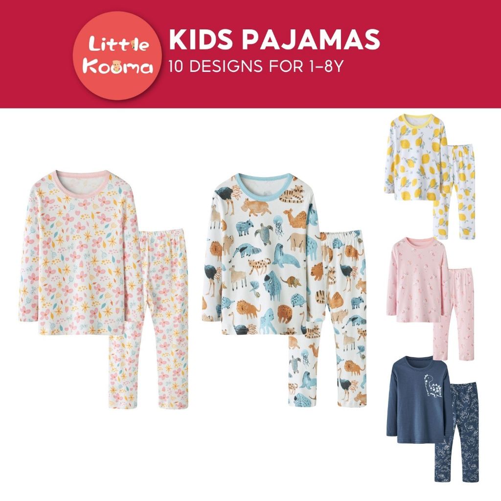 Kids Pajamas Two Pieces Set Baby Pyjamas Set Children Sleepwear Kids Clothes Baby Clothes