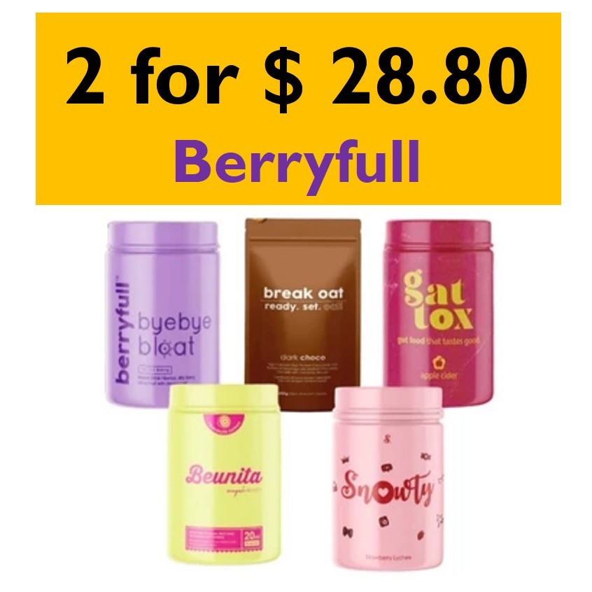 ?Berryfull Honey Lemon❤️ Berryfull Detox ❤️Break Oat❤️ Beunita ❤️ Guttox Gattox Fat Burner ❤️Inayah
