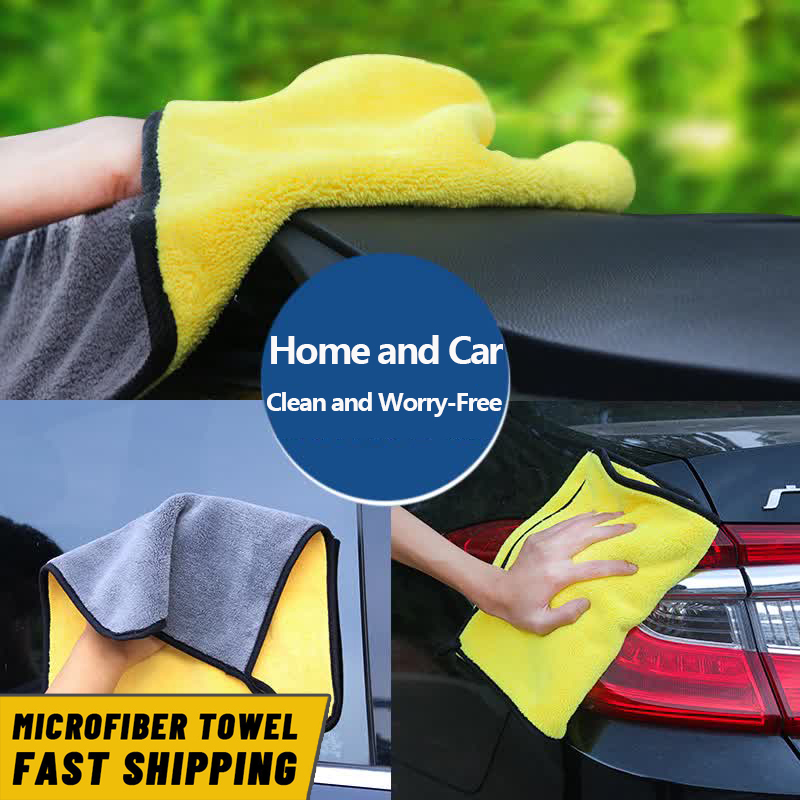 Microfiber Towel 30x30/60CM Large Microfibre Cleaning Auto Car Detailing Soft Cloths Car Care Polishing Car Wash Towel Cleaning Cloth Washing